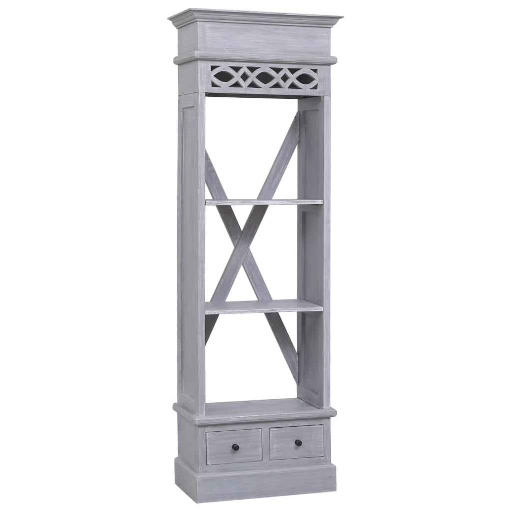 vidaXL Aparador alto 60x30x175 cm mogno maciço